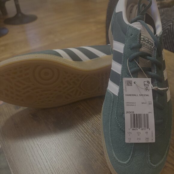 Adidas Handball Spezial Green White Gum Sneakers Men’s 13 JH5438 NWT - Picture 8 of 8
